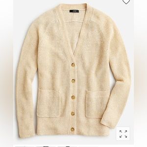 J. Crew Linen Blend Cardigan